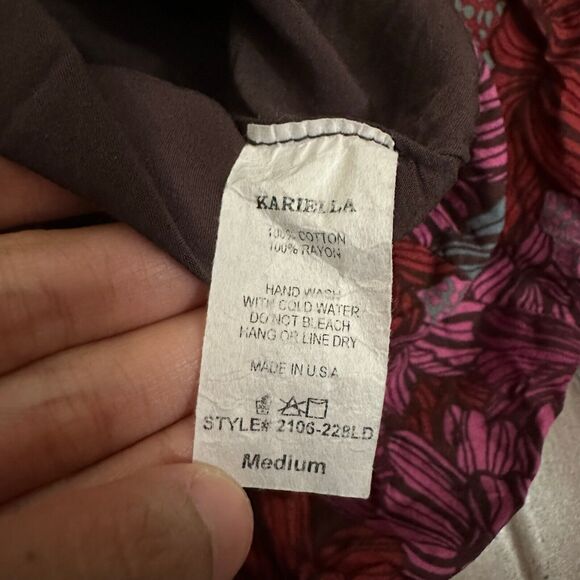 KARIELLA Puff Sleeve and Hem Mini Dress in Multi Floral Print Square Neck - Picture 13 of 14